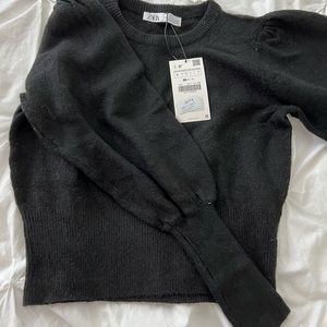 Zara black sweater new with tag